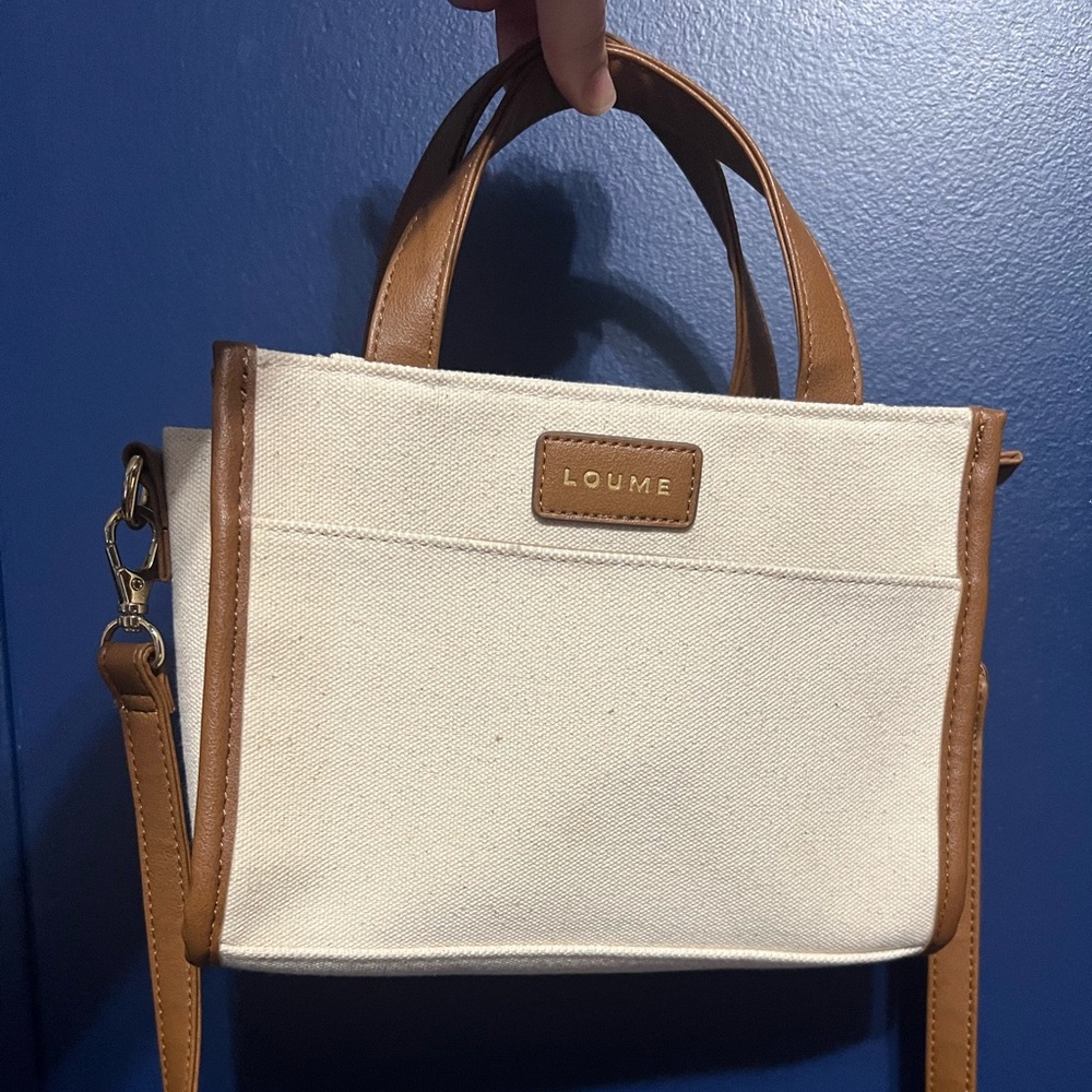 Mini tote crossbody